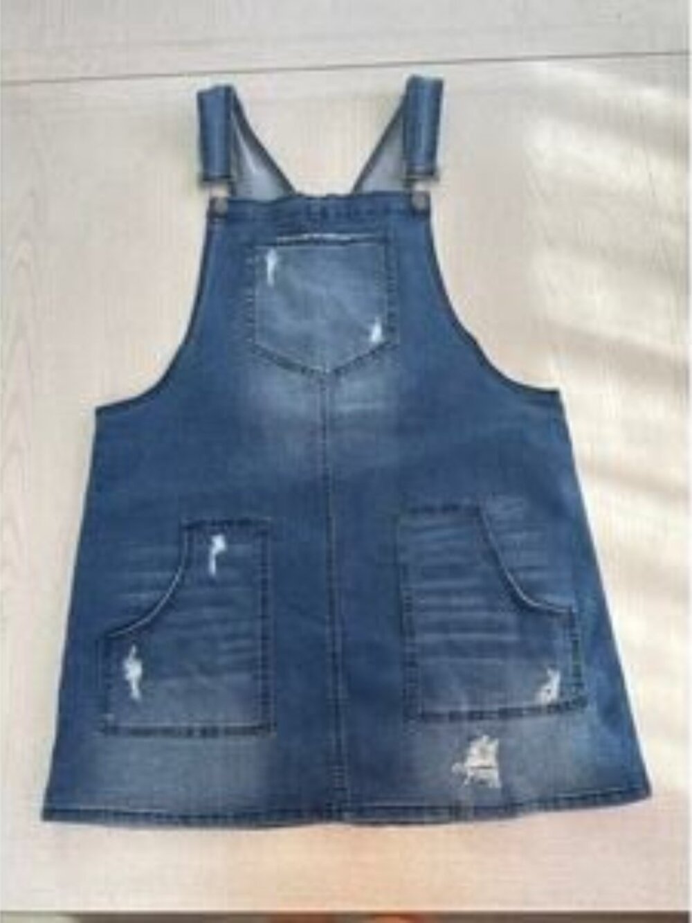 Denim Overall Dress Cottagecore Country Life Western Grunge Campcore